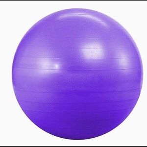 Purple yoga ball